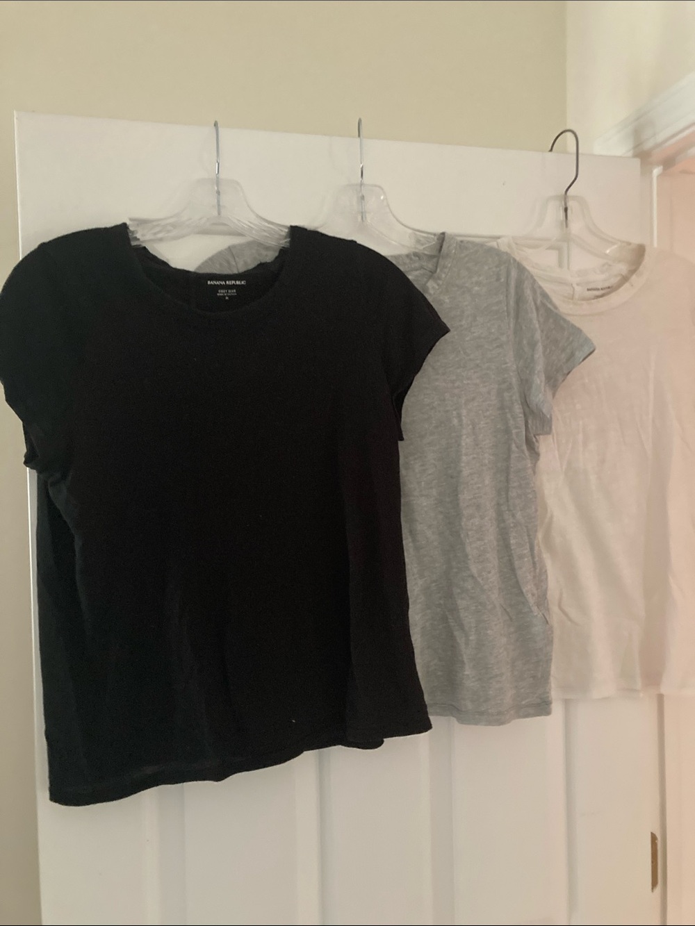 Banana Republic Cozy Slub short sleeve tees, bundle of 3 sz M